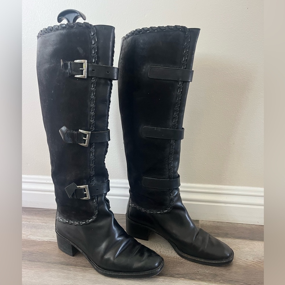 Tall Leather Boots